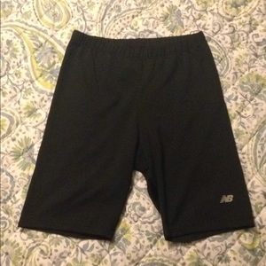 New Balance black spandex bike shorts